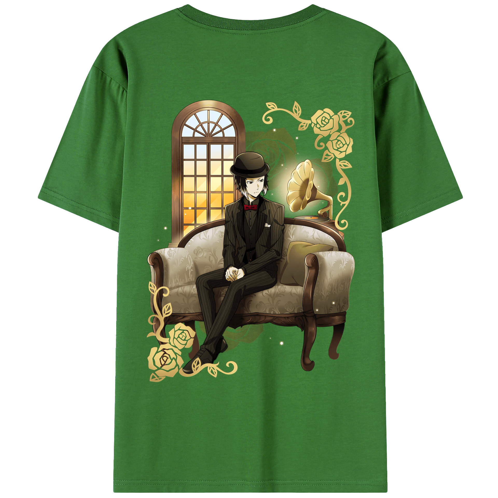 （画像用） 文豪ストレイドッグス Bungo Stray Dogs レディース半袖Tシャツ(バックプリント)